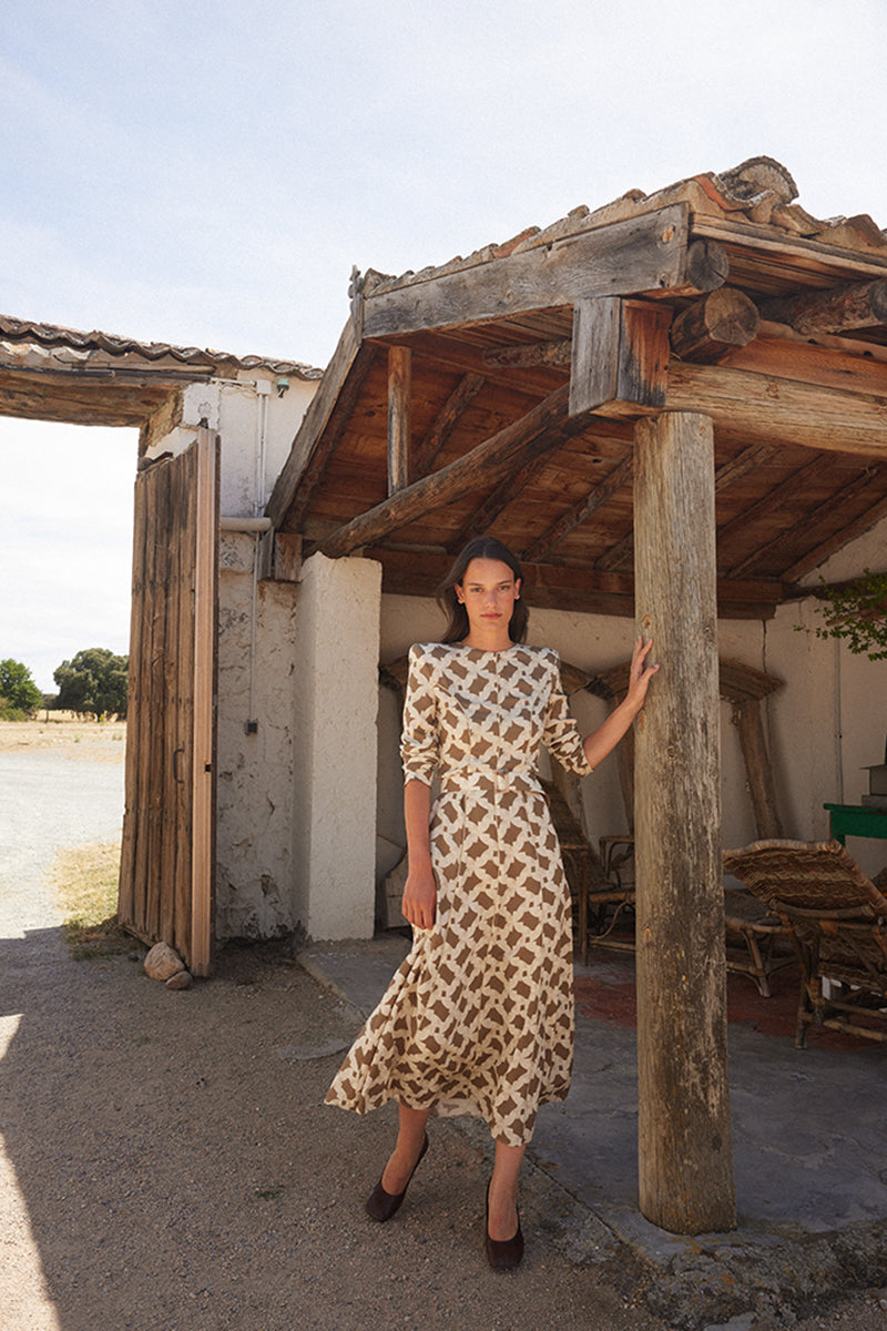 Vestido Manu estampado