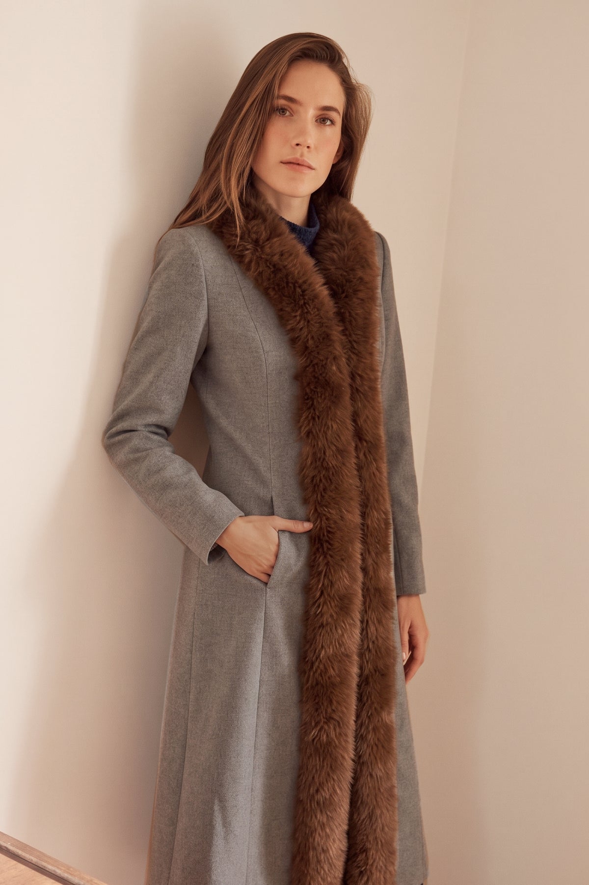 Manteau Leo gris