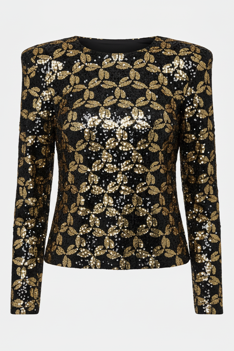 Top Loreta Lentejuelas