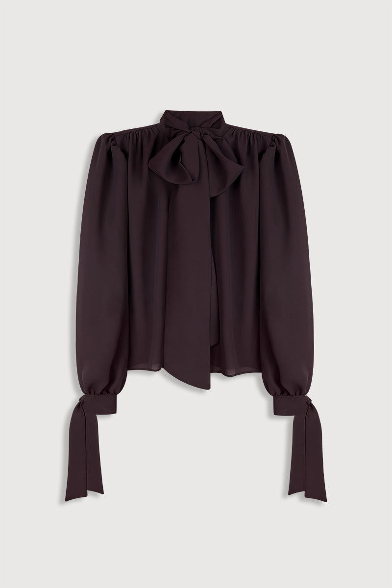 Blusa Serafina berenjena