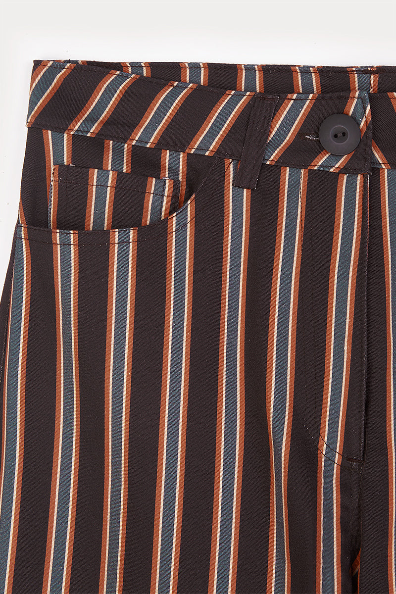 Pantalón Rayas Berenjena
