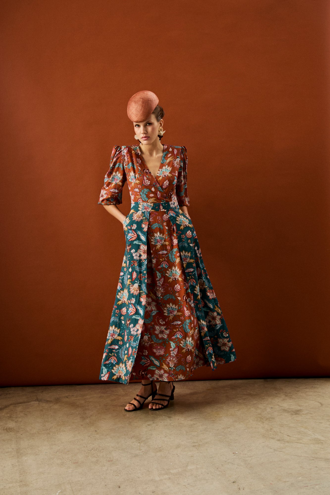 Vestido de fiesta estampado