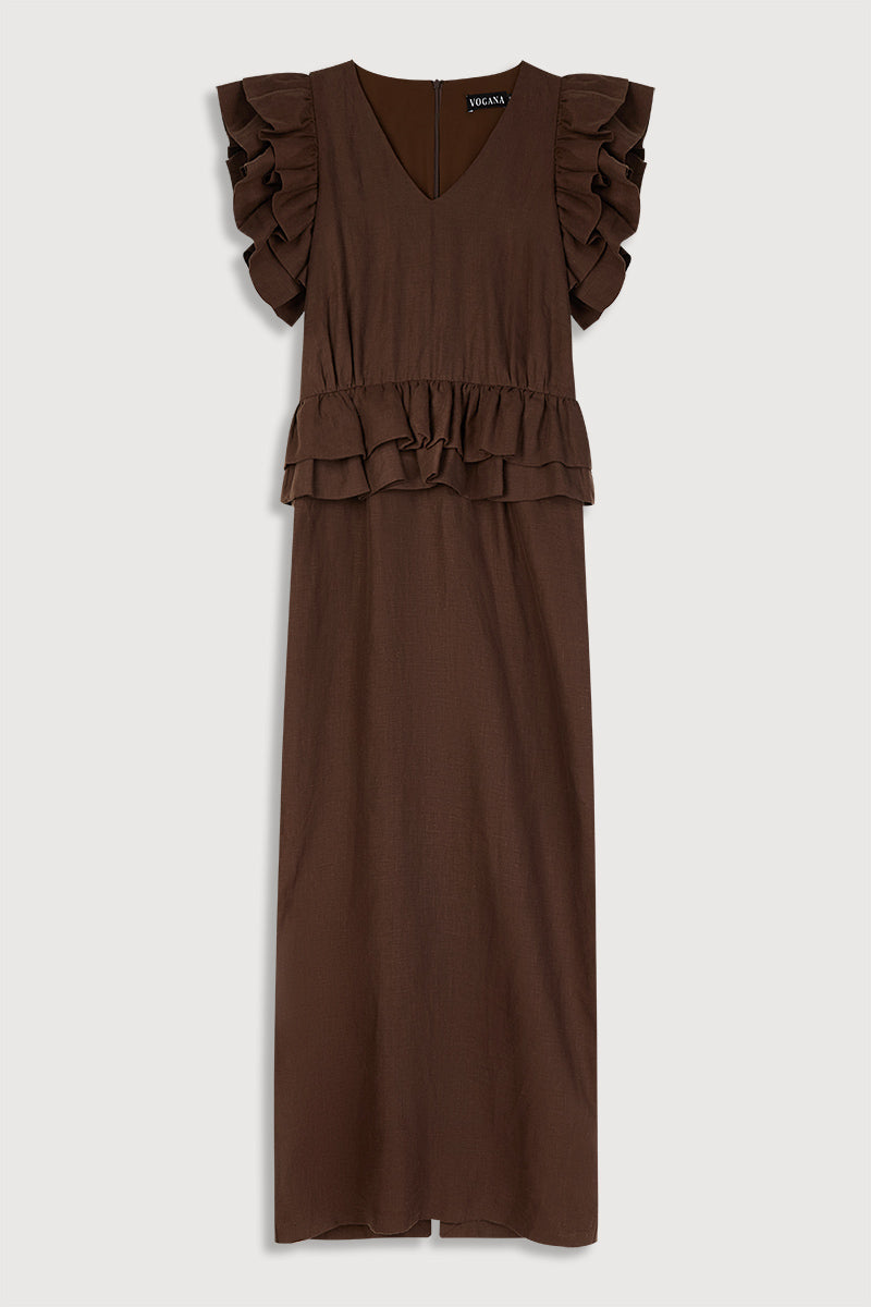 Robe Amelie Marron