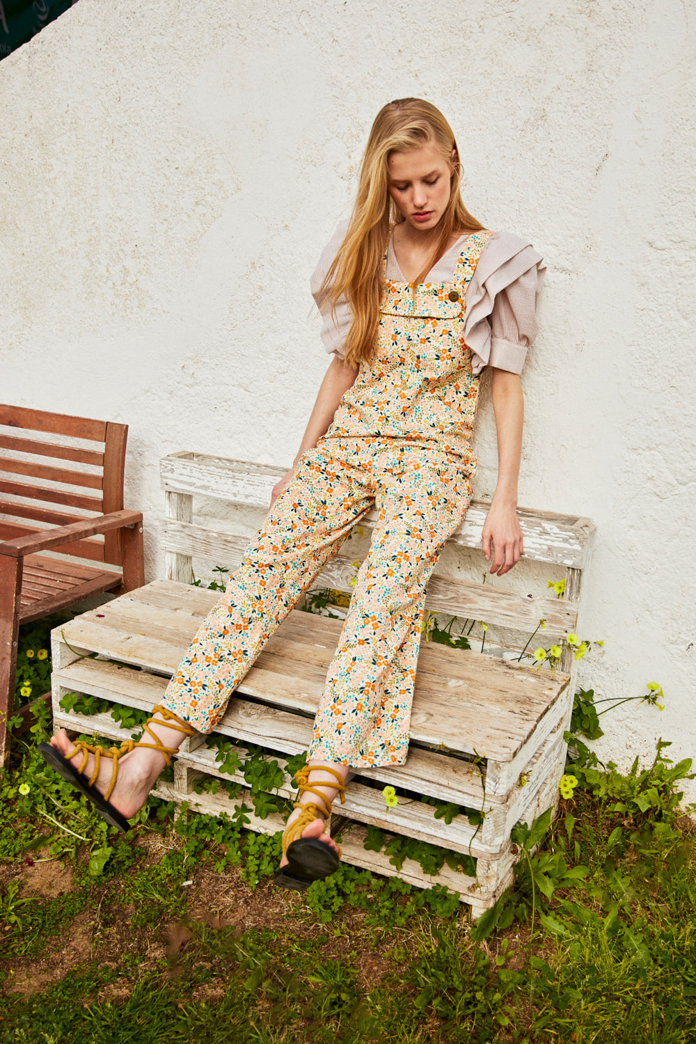 Pantalon Flora Jaune