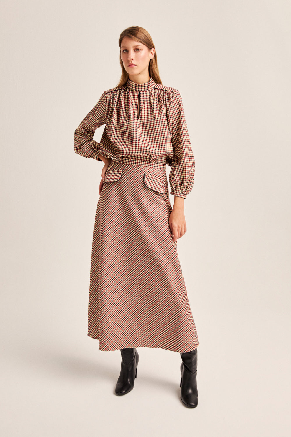 Blouse Carol à carreaux