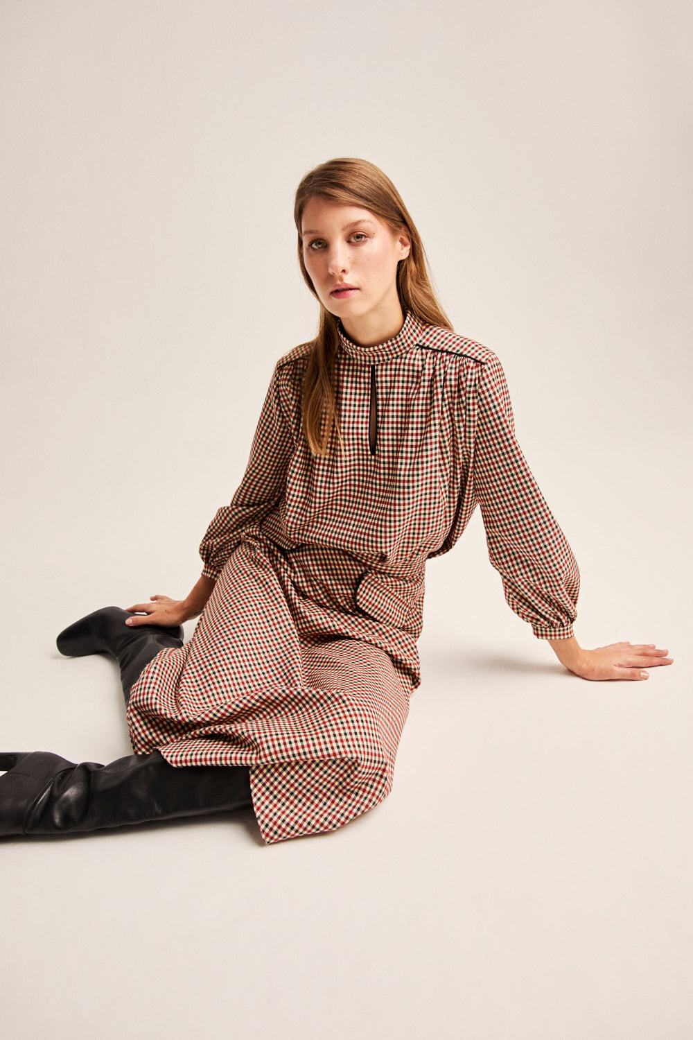 Blouse Carol à carreaux