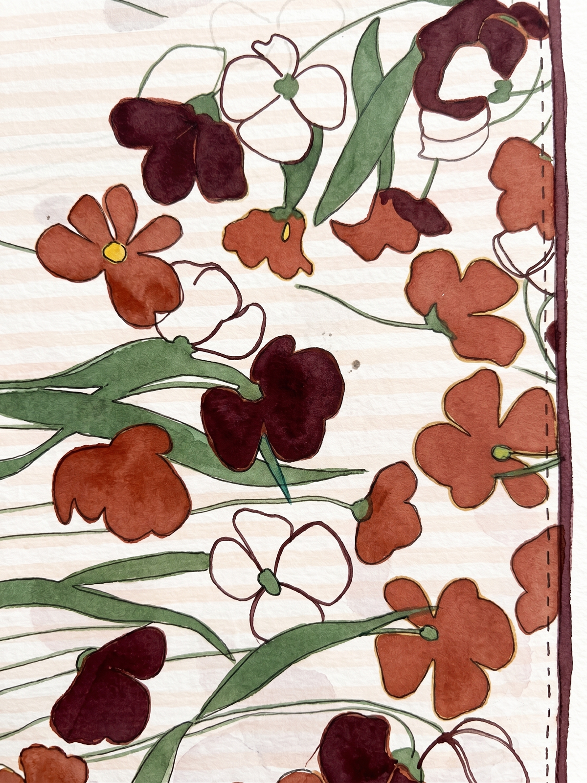 Foulard Fleurs