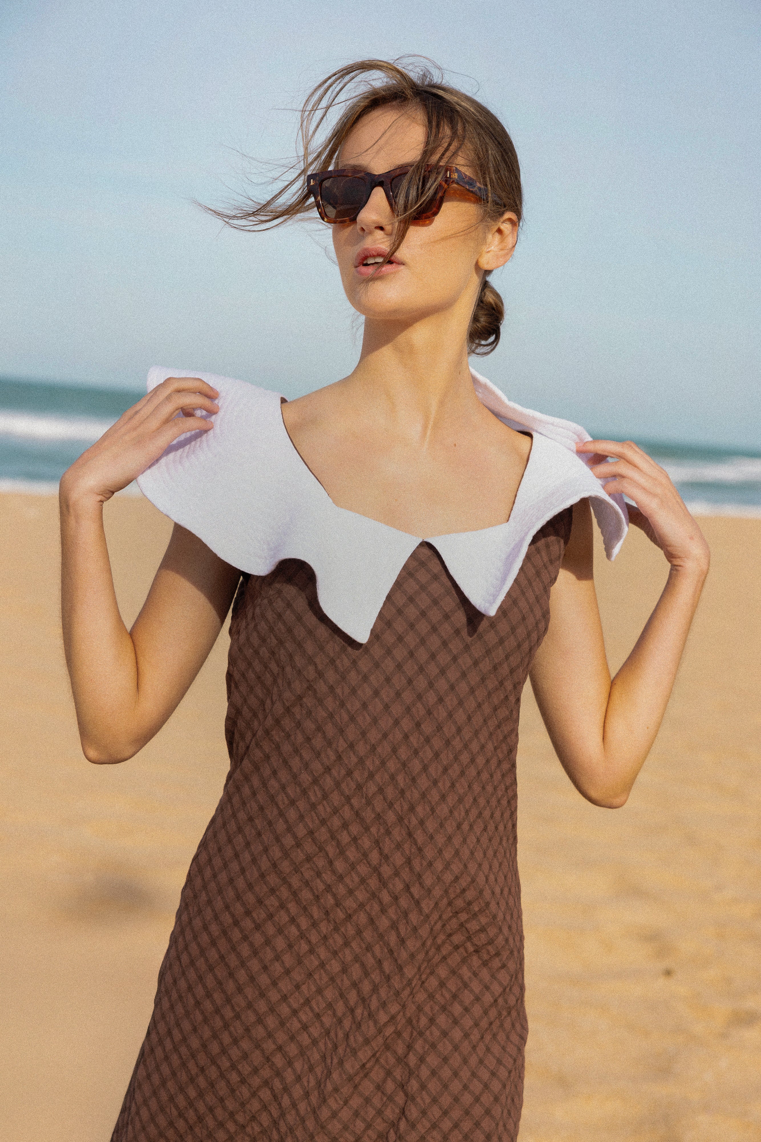 Vestido Beatriz Marrón