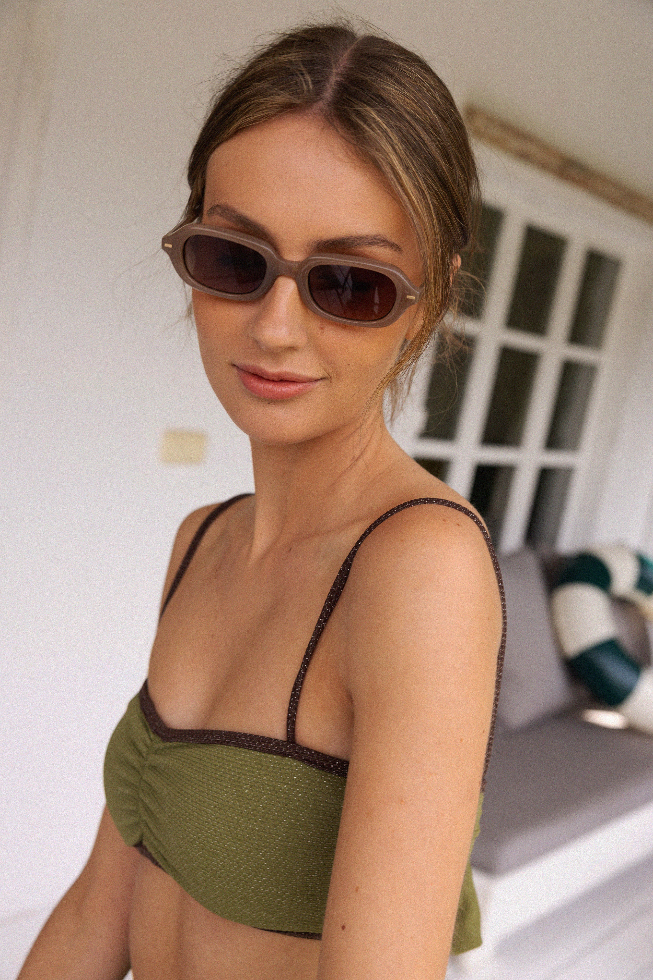 Bikini Bandeau verde