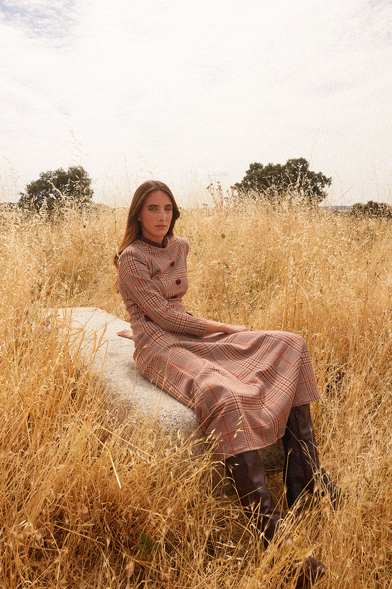 Vestido Kira Burdeos