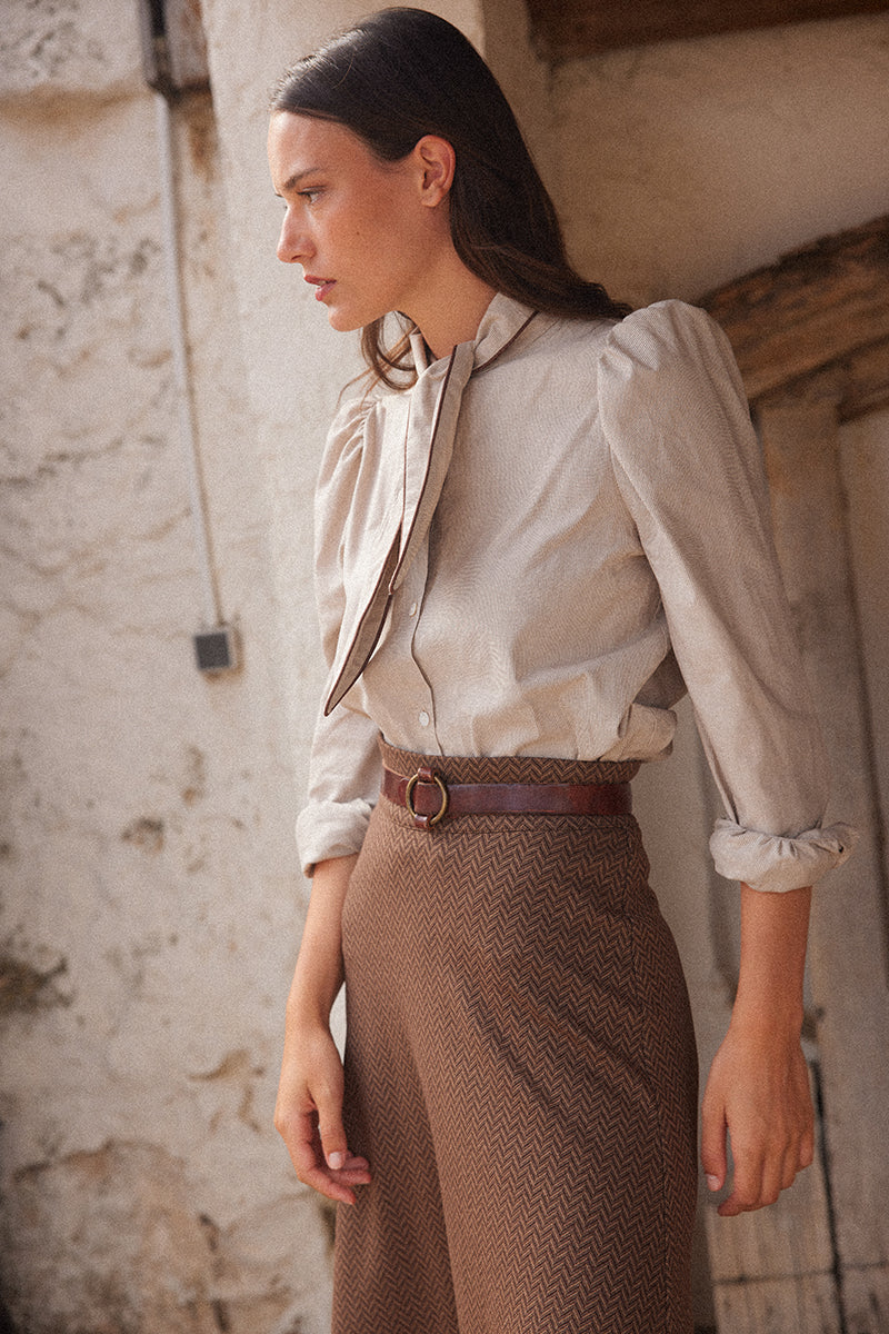 Camisa Ofelia Beige