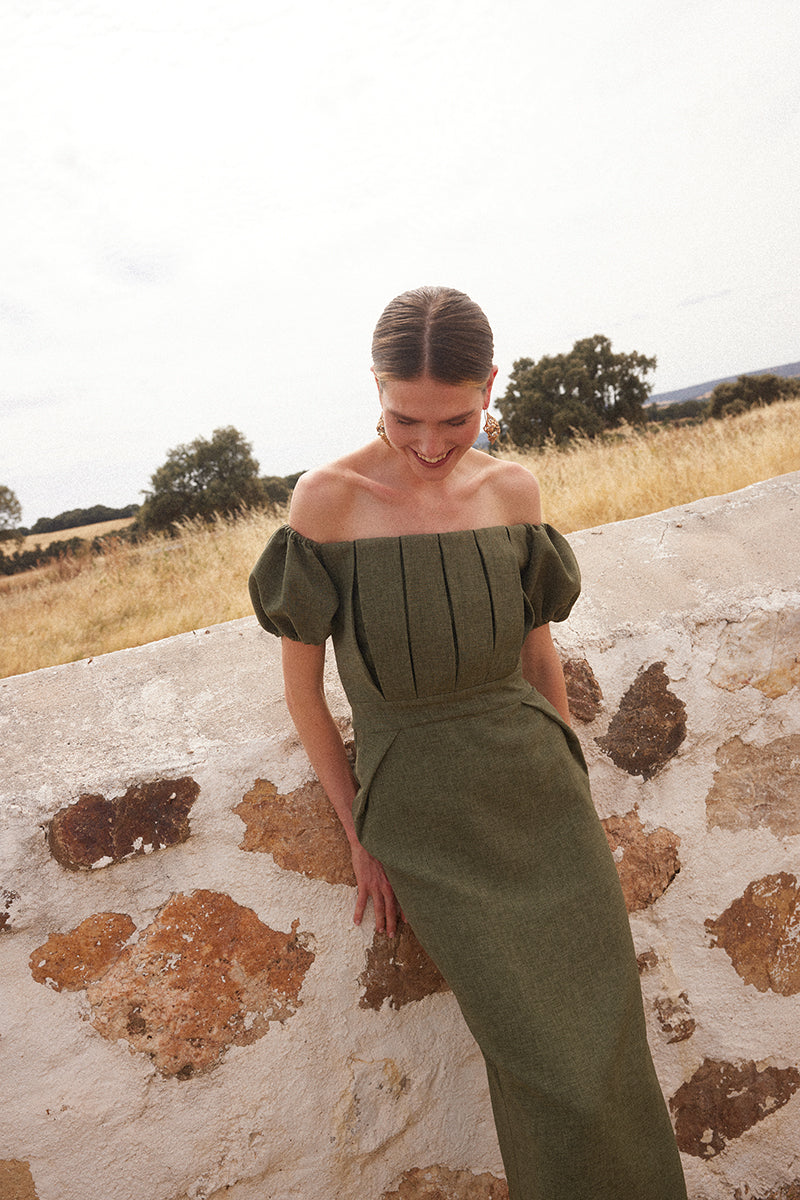 Vestido María verde