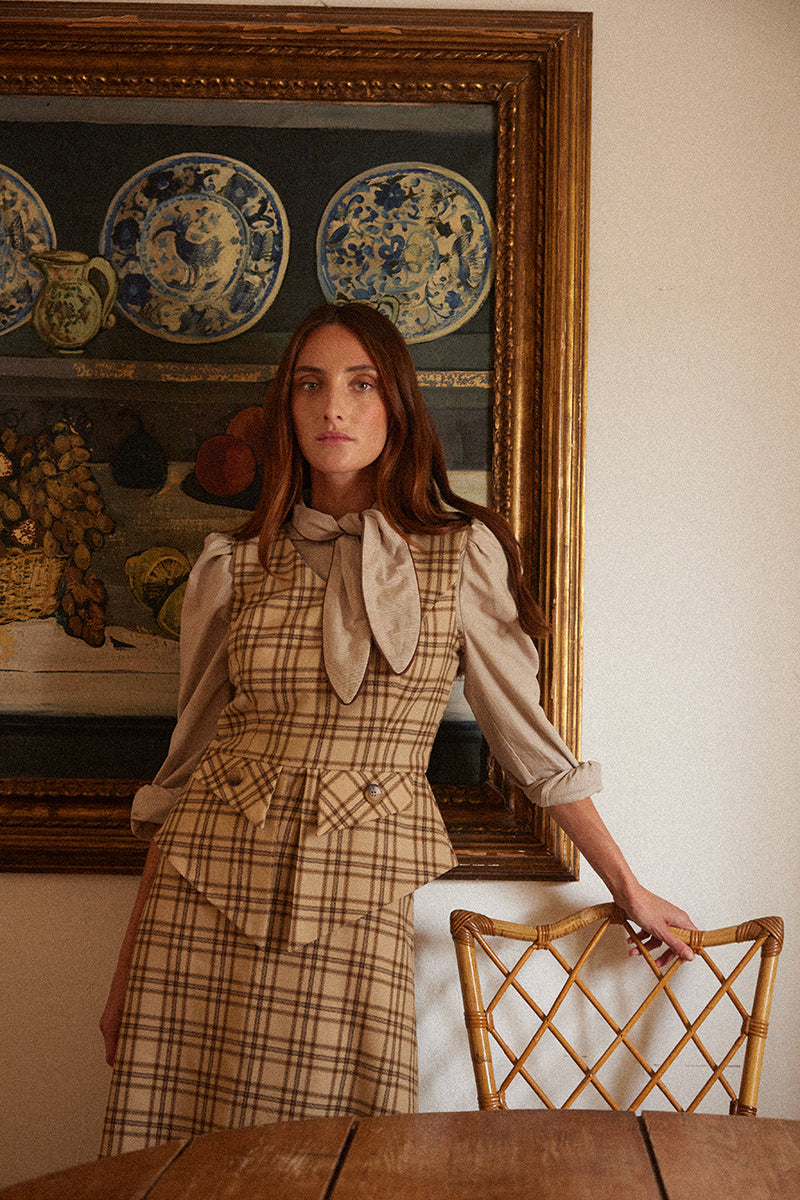 Vestido Africa Beige