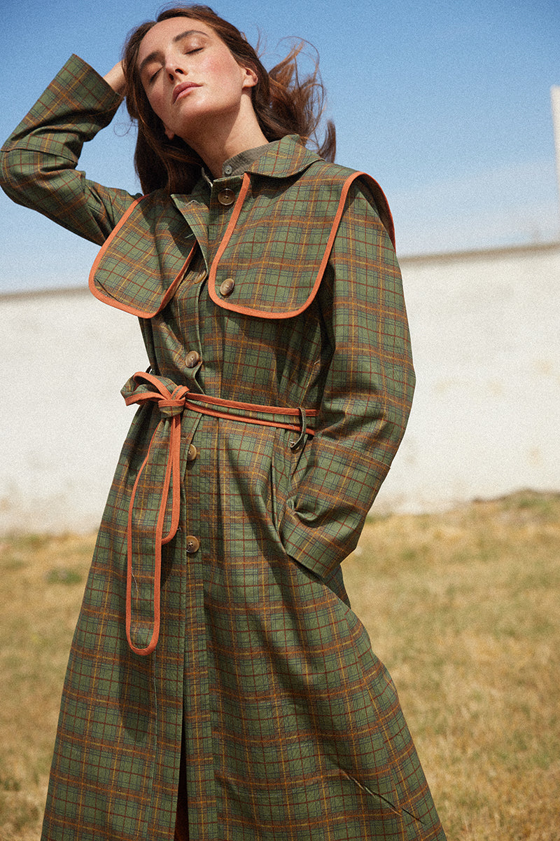 Gabardina Leonora Verde