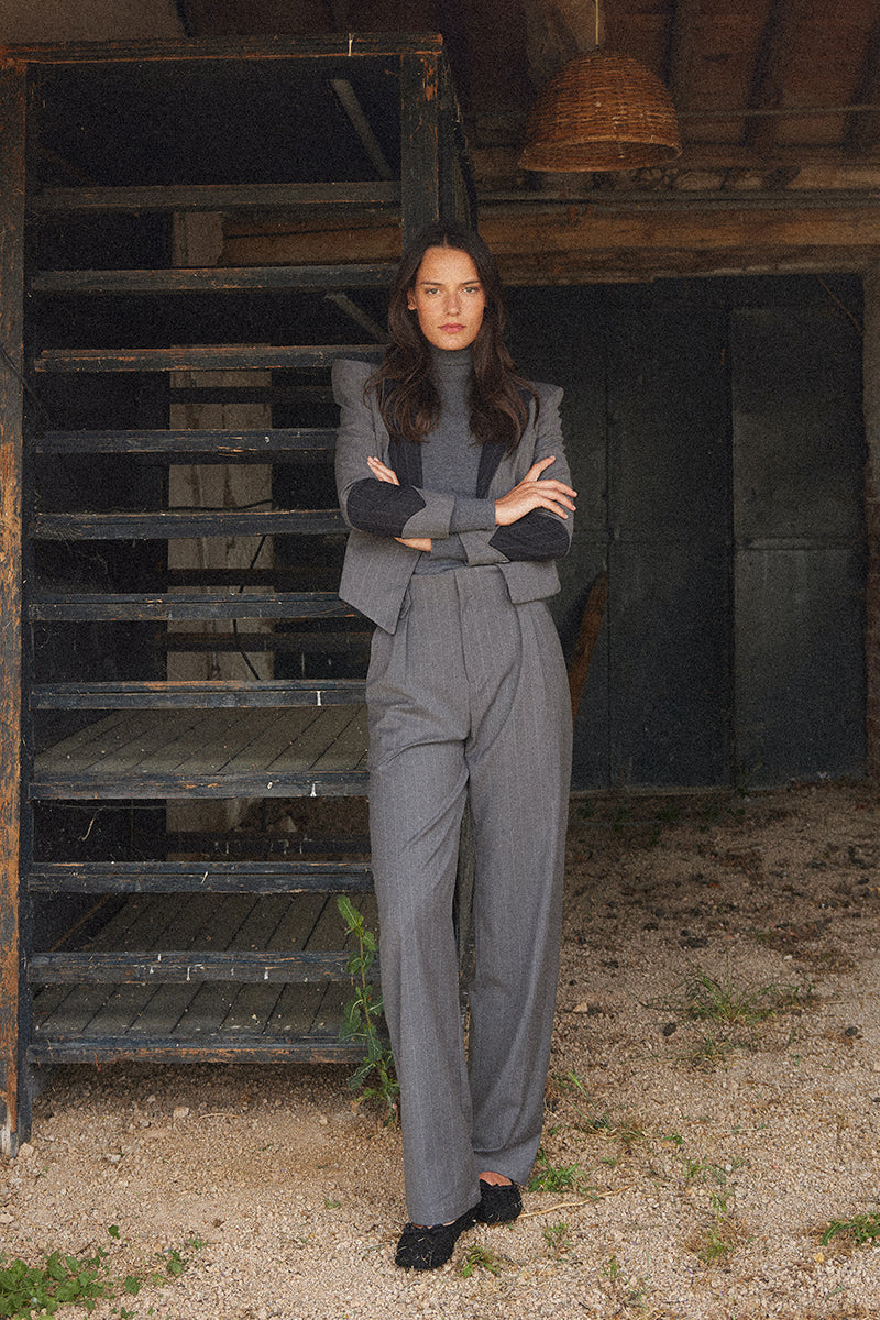 Chaqueta Lauren Gris