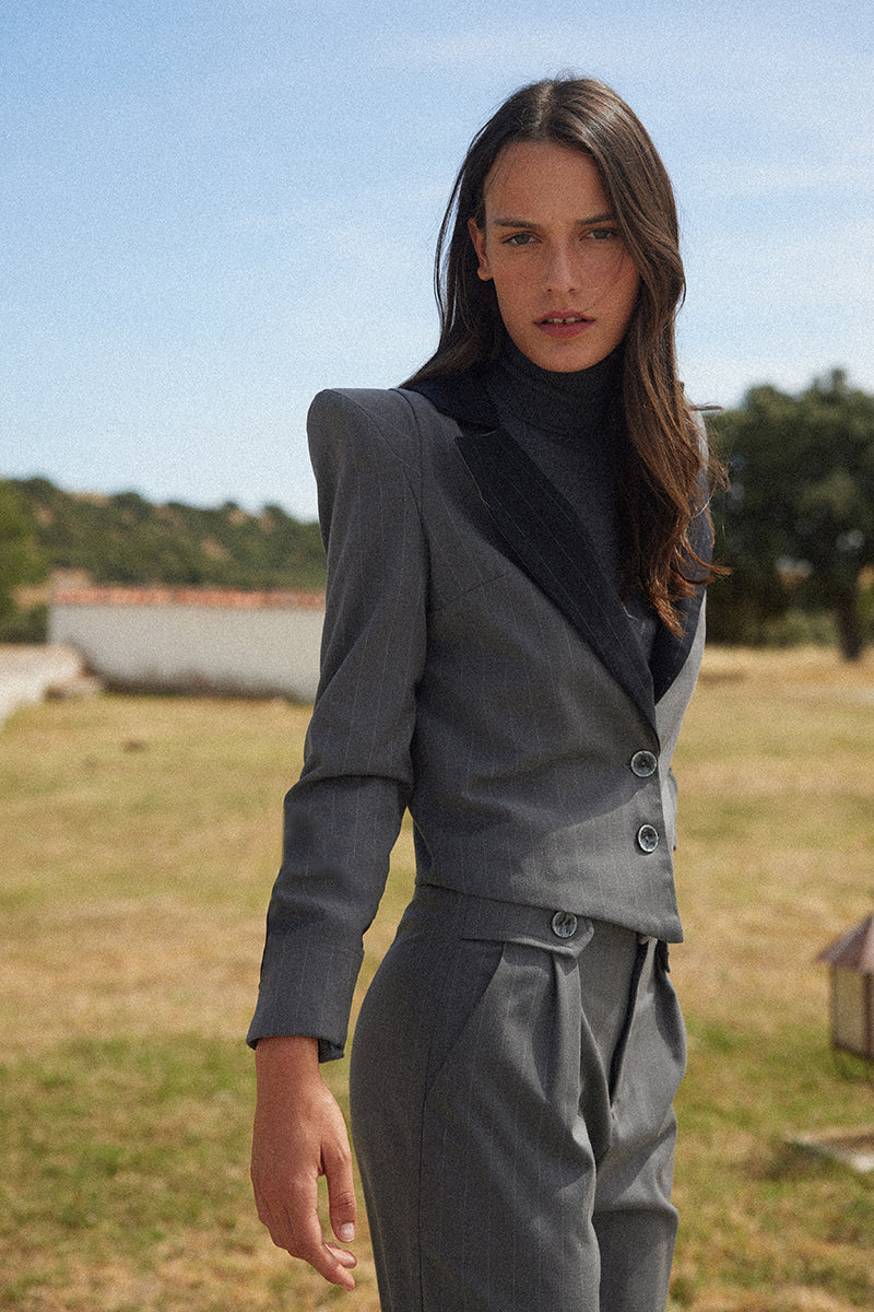 Chaqueta Lauren Gris