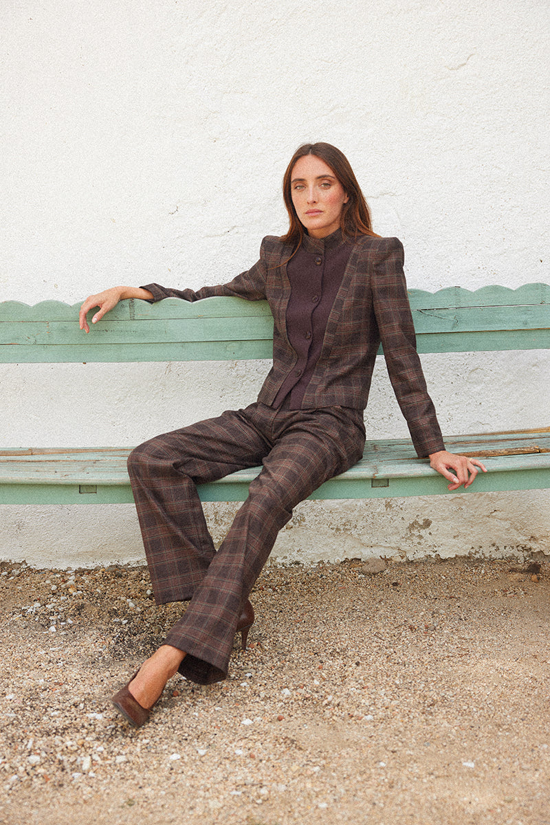 Chaqueta vega Berenjena