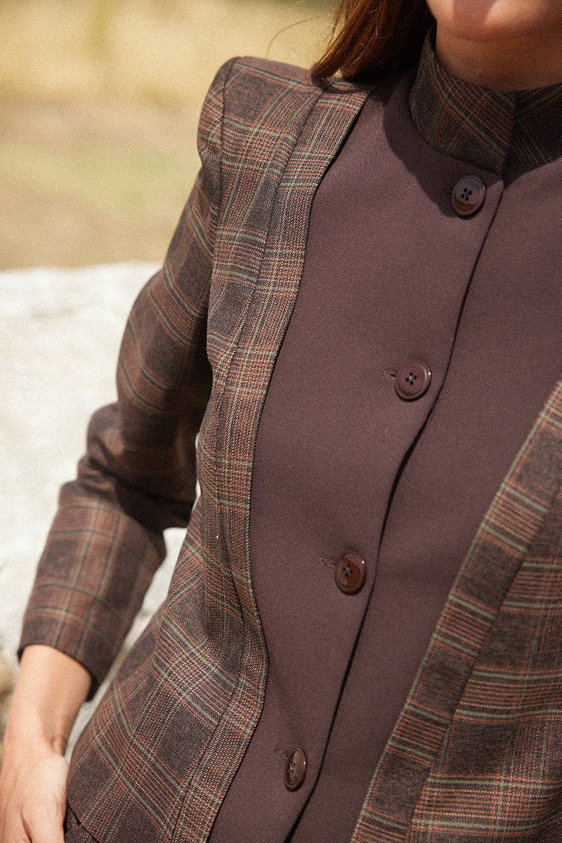 Chaqueta vega Berenjena