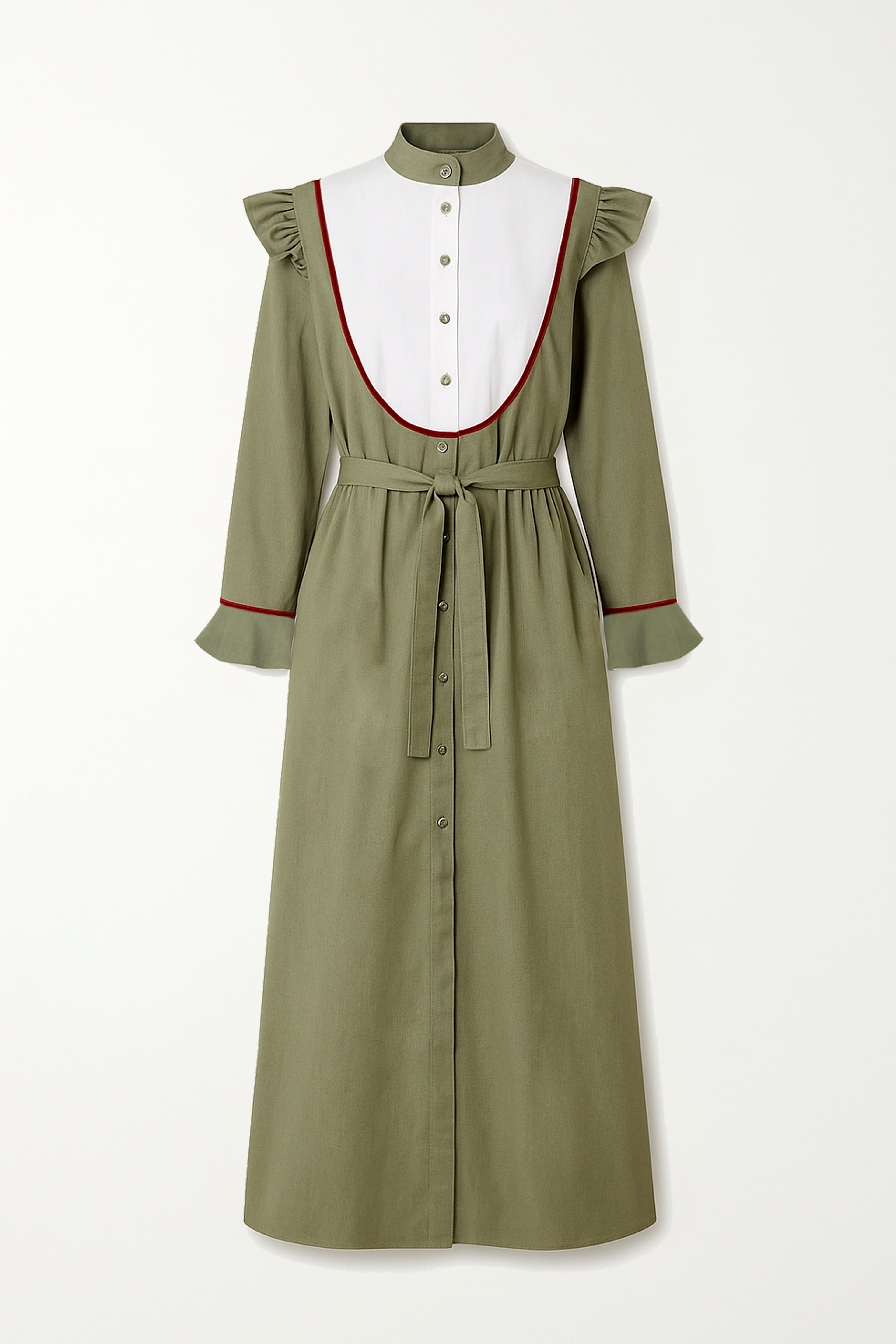 Bata-larga-de-mujer-verde-7