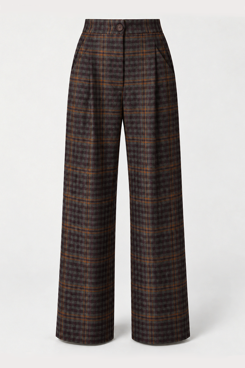 Pantalon Vega À Carreaux