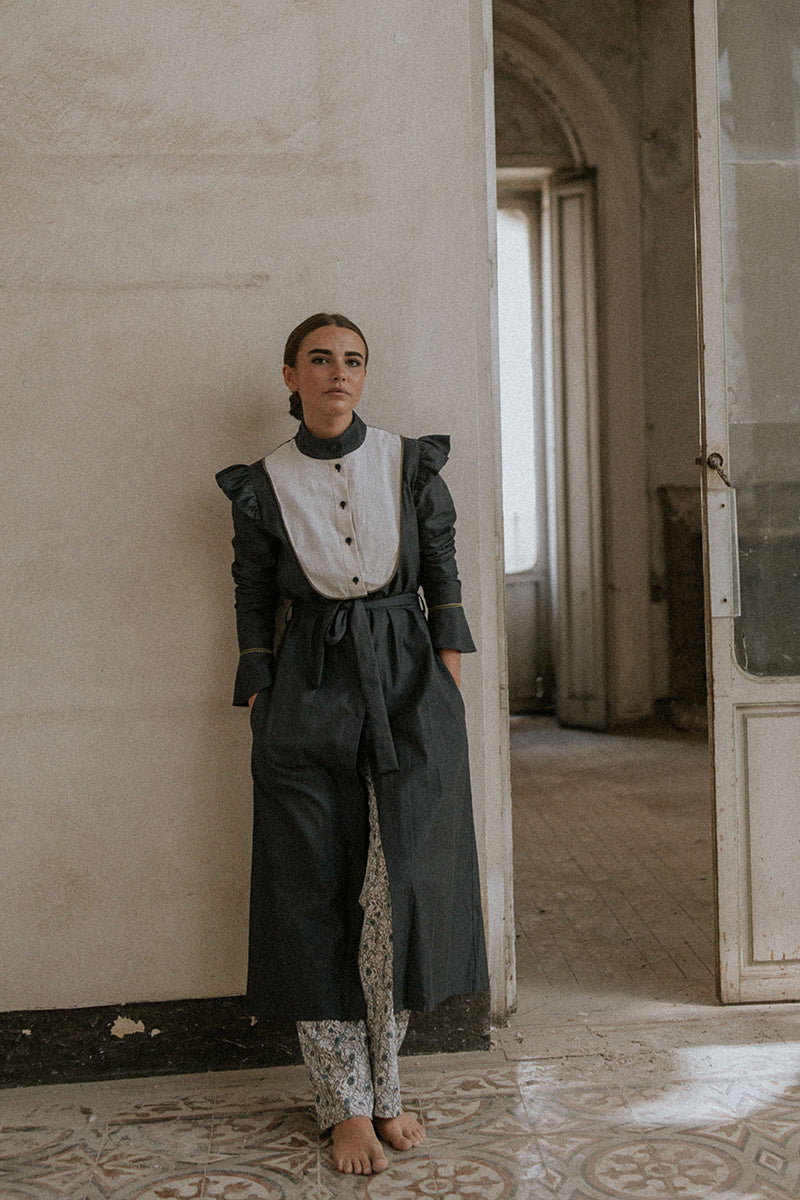 Bata-larga-de-mujer-azul-5