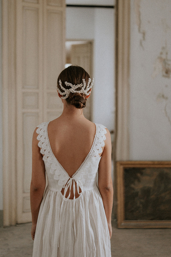 Camisón puntilla blanco