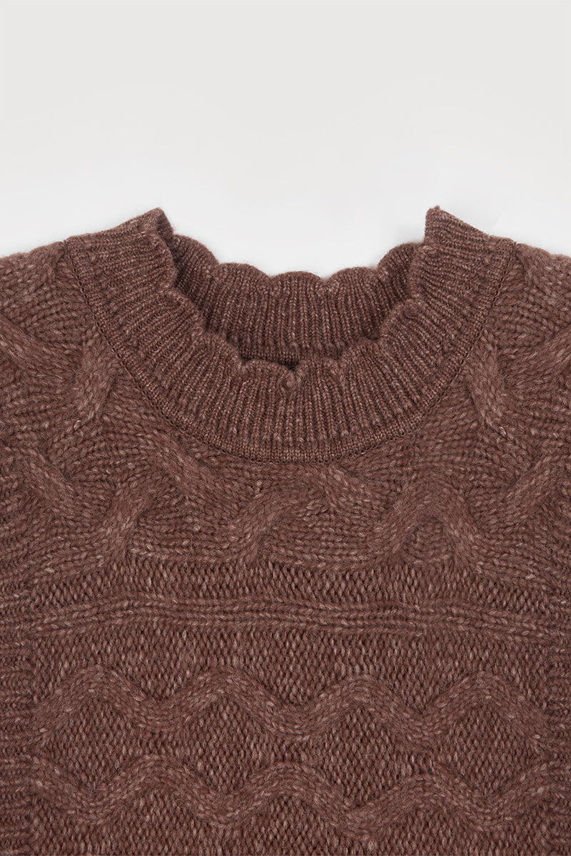 Chaleco ochos marron