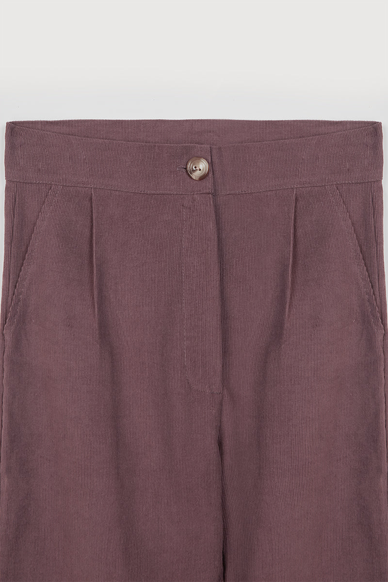 Pantalón Betto Pana Lavanda