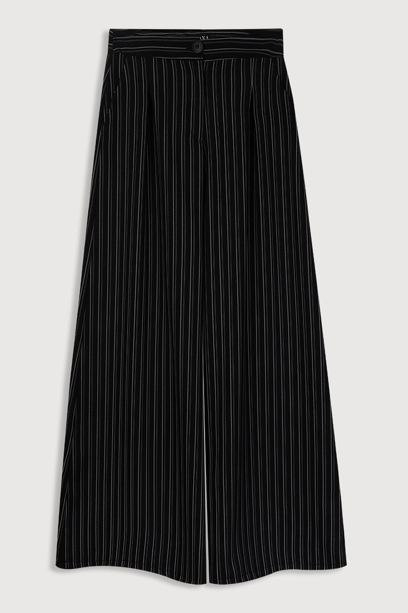 Pantalón Blas Negro Rayas