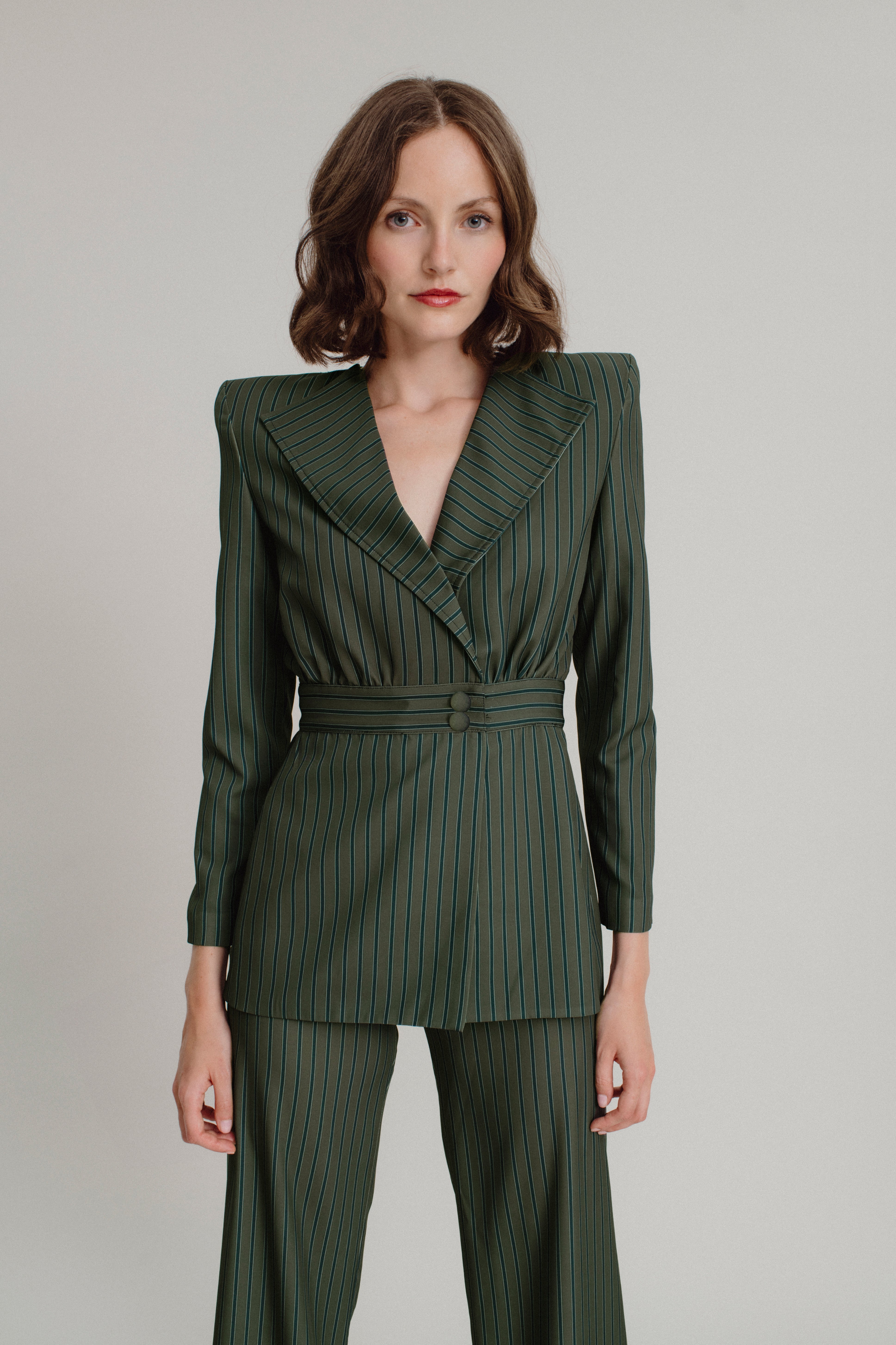 Vogana Veste Rayures Vertes