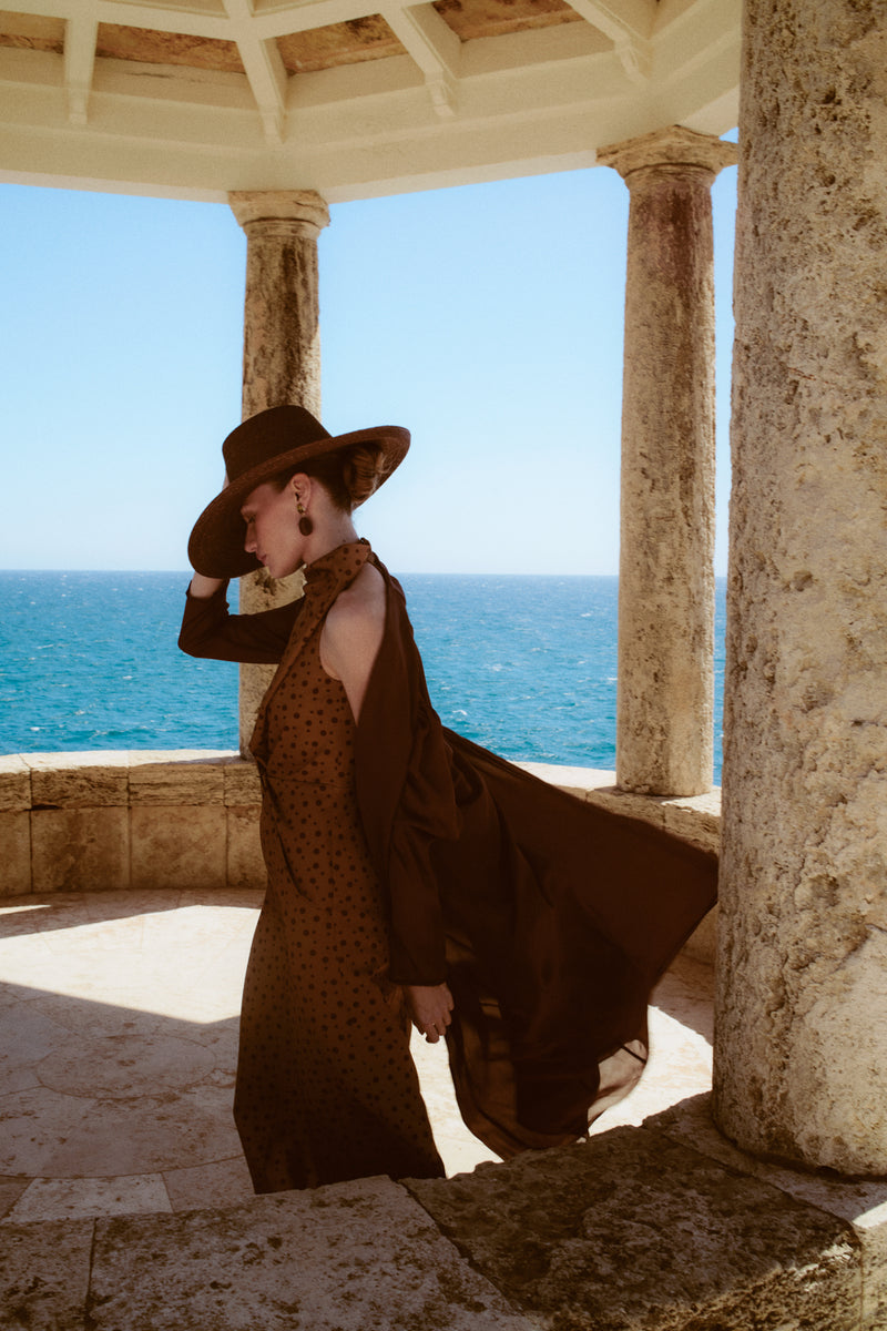 Kaftan Dorothea Marrón