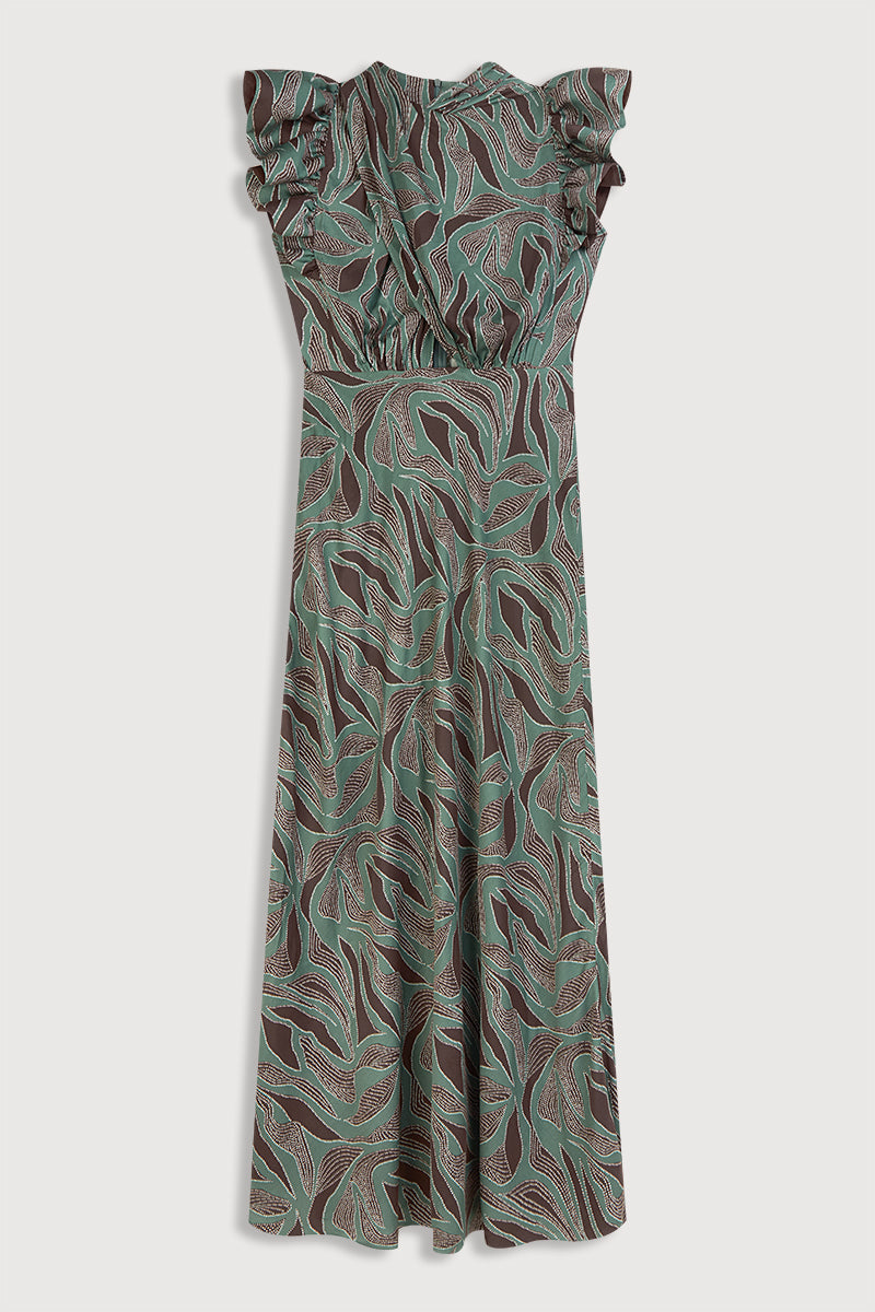 Vestido Midi Estampado