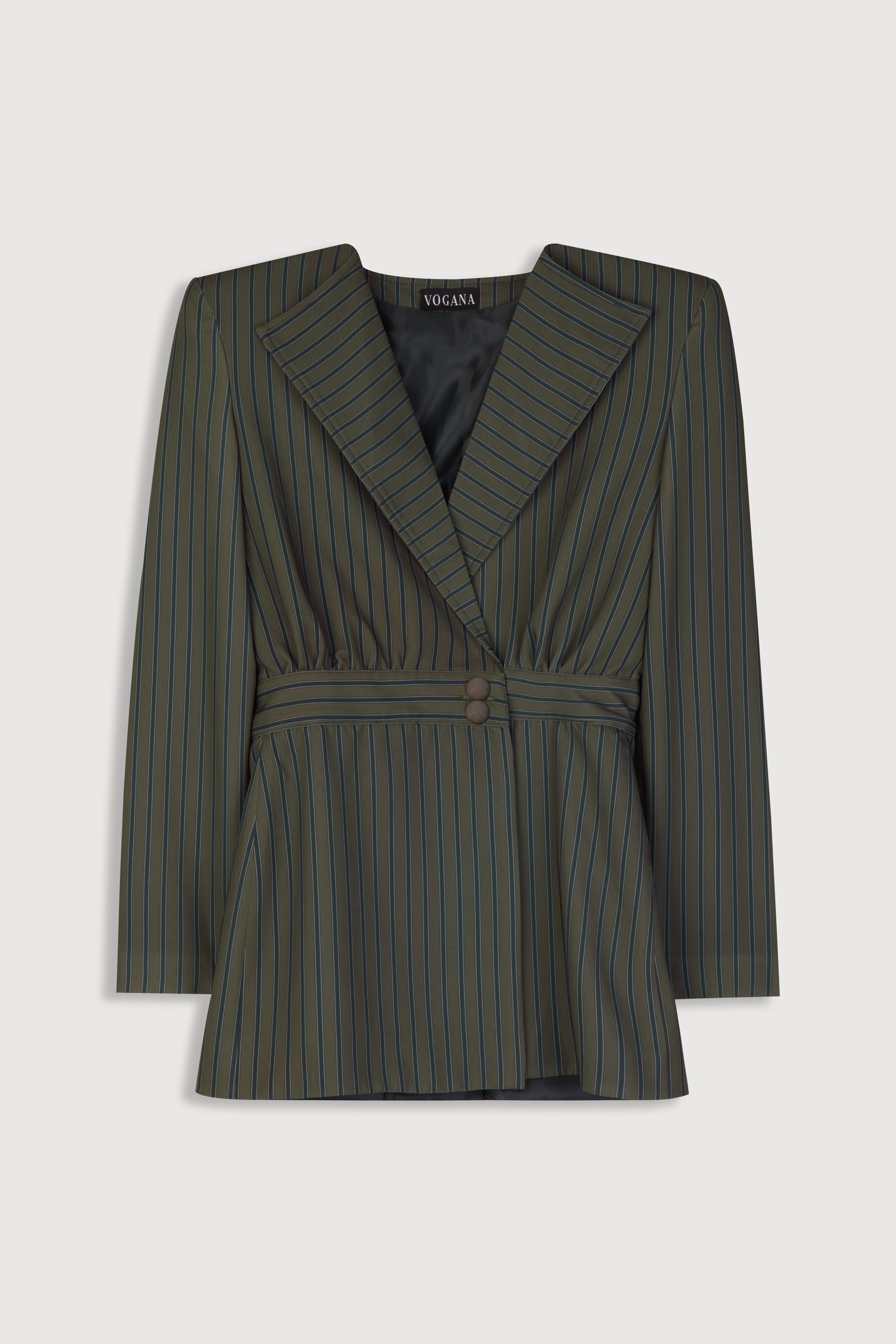 Vogana Veste Rayures Vertes