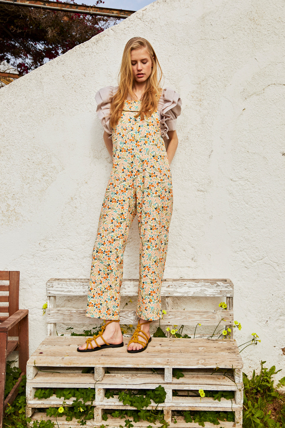 Pantalon Flora Jaune