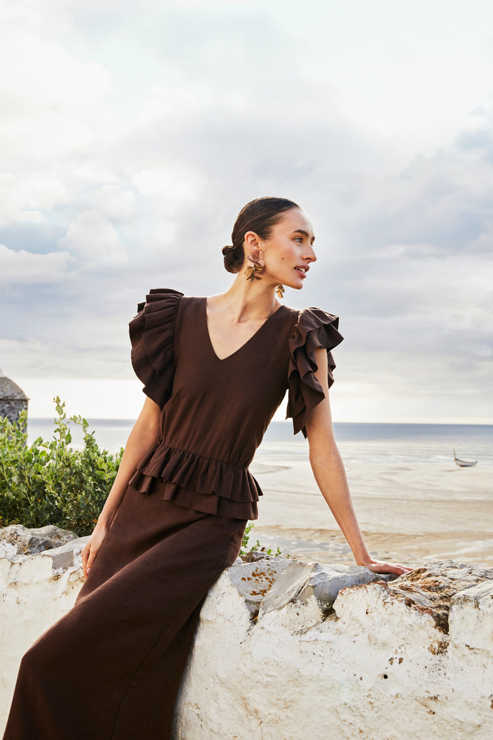Robe Amelie Marron