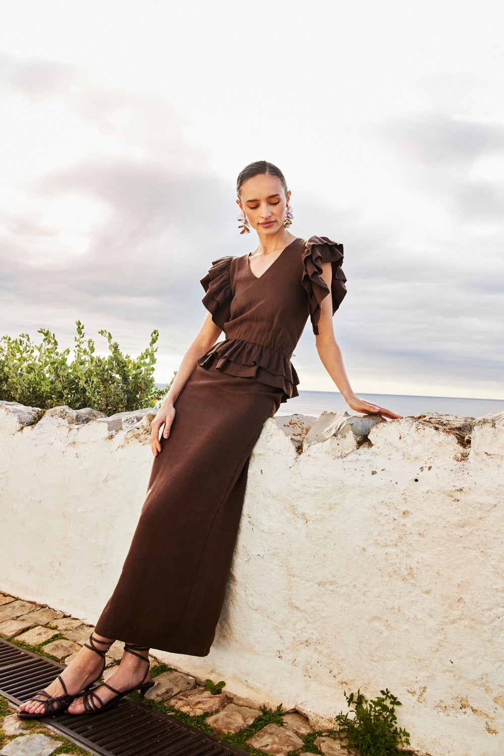 Robe Amelie Marron