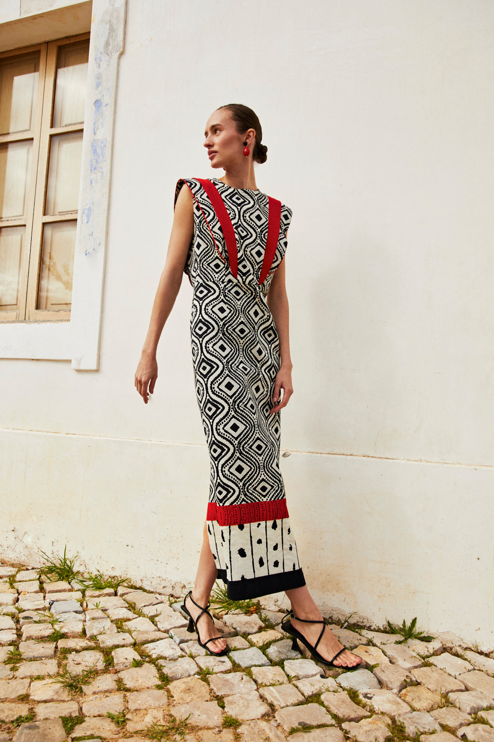 Vestido de Fiesta Mika Geométrico